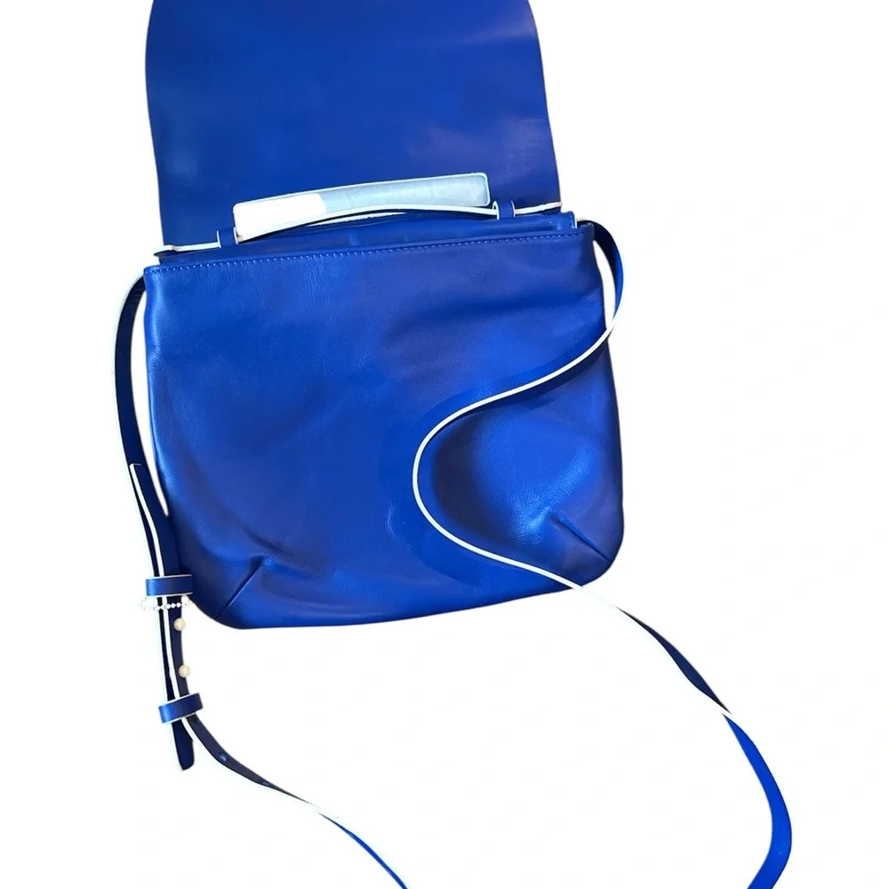 Kate Spade Saturday Blue Leather Crossbody Bag